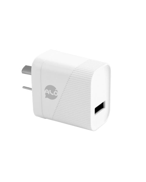Cargador ALO pocket 15W USB A blanco