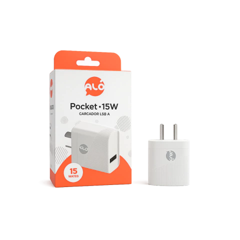 Cargador ALO pocket 15W USB A blanco