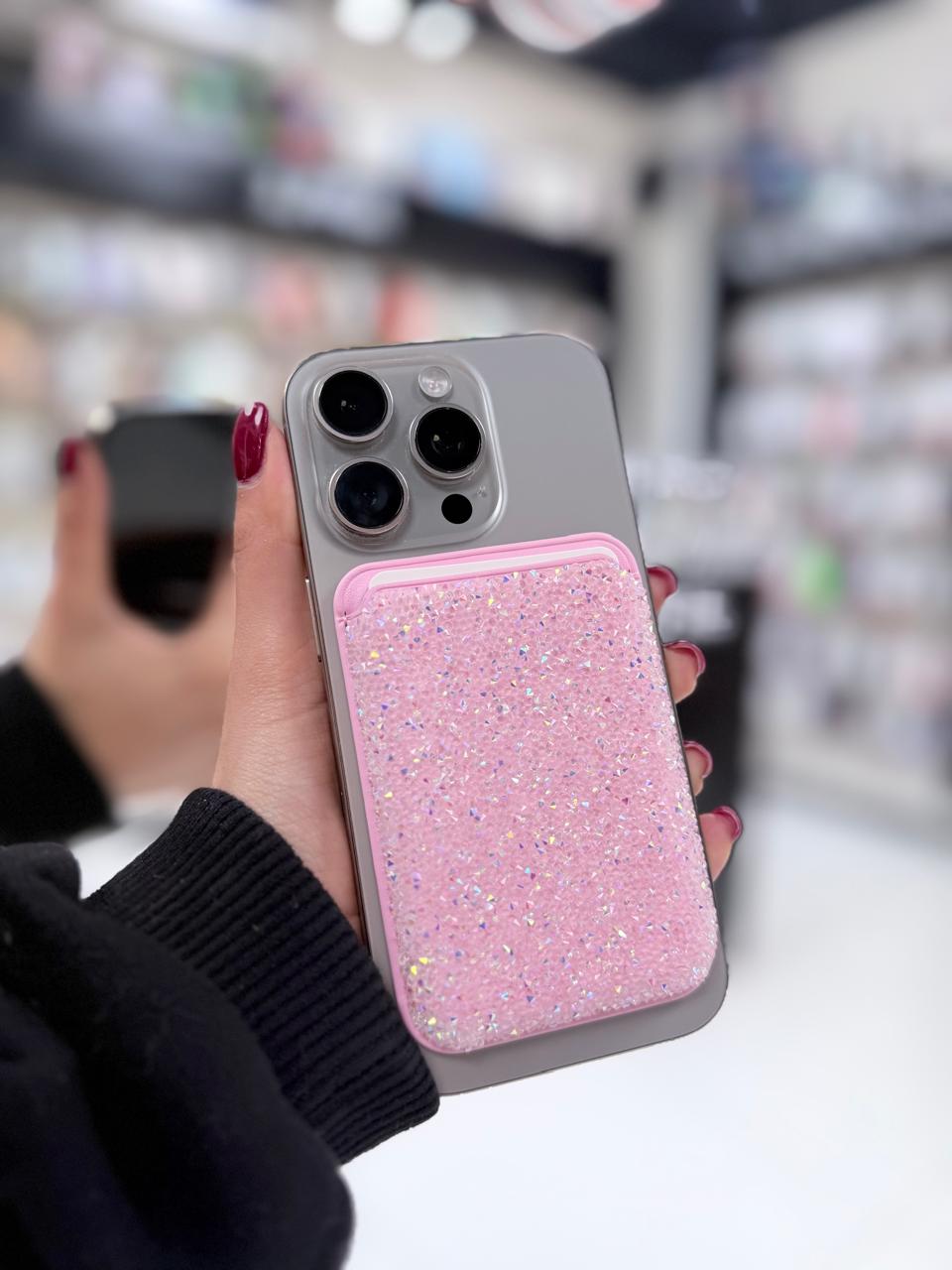 Tarjetero Wallet con Glitter