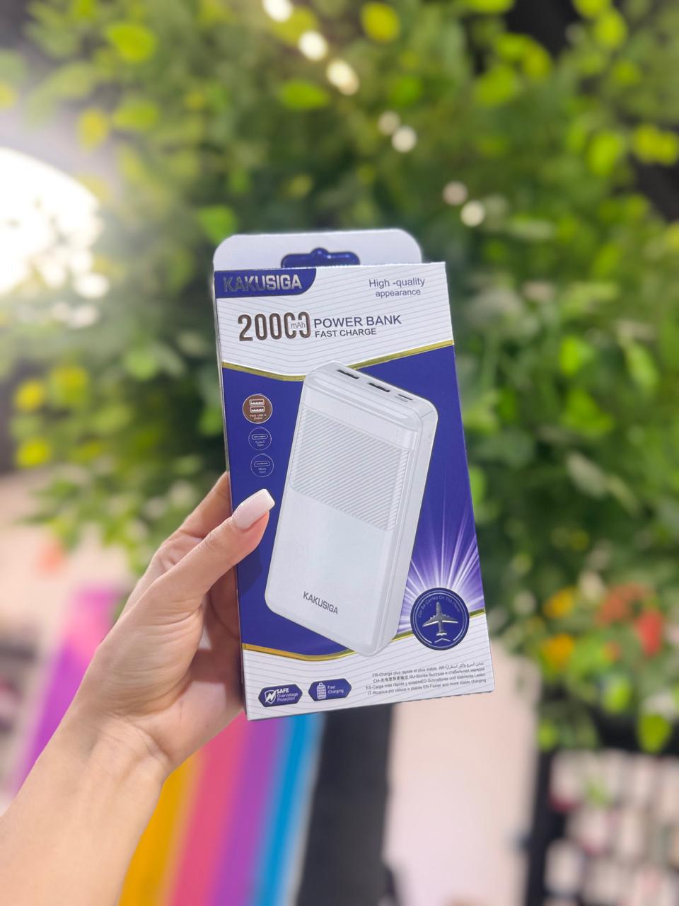 Powerbank KAKUSIGA 20.000 mAh Blanco