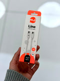 Cable Alo Line Doble USB-C 3A 1 Metro