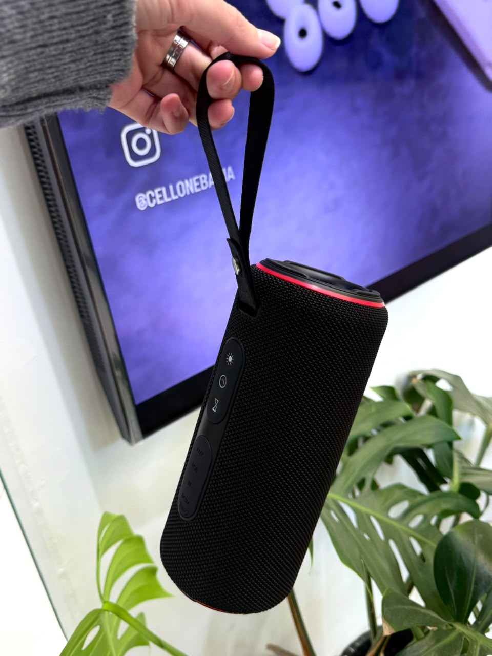 Parlante Bluetooth Foxbox Octans 16W – Resistente al Agua IPX7 con LED