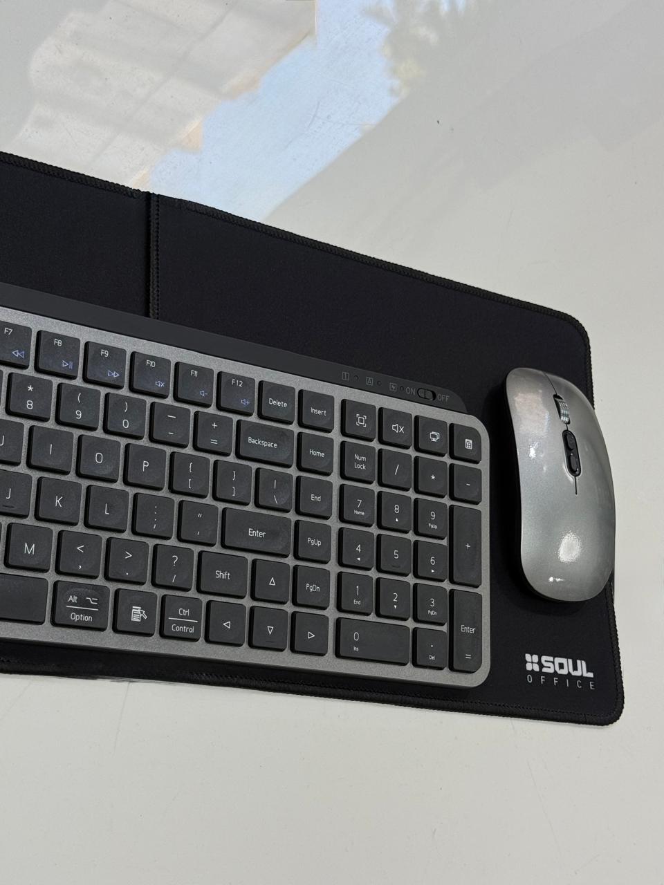 Combo MENGZU teclado + mouse aluminio