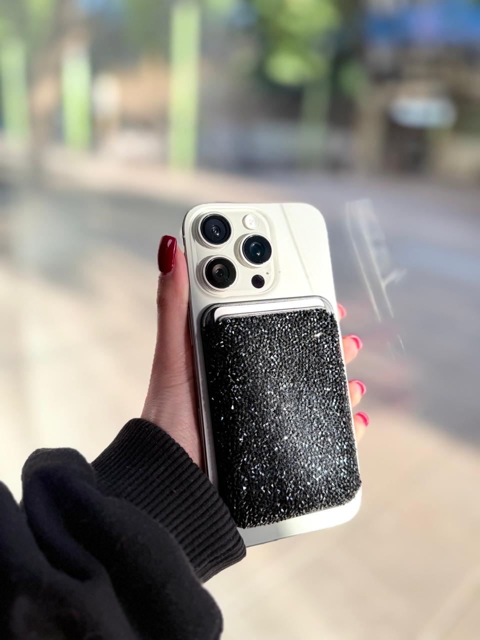 Tarjetero Wallet con Glitter