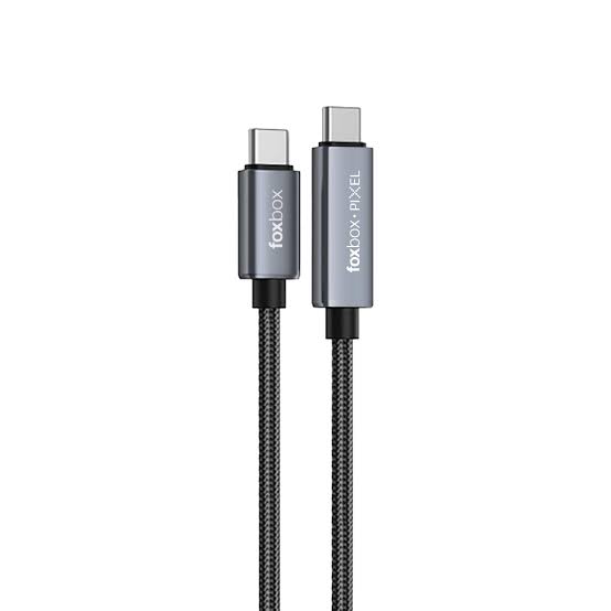 Cable Foxbox Energy Pixel Tipo C a Tipo C 2m 100W