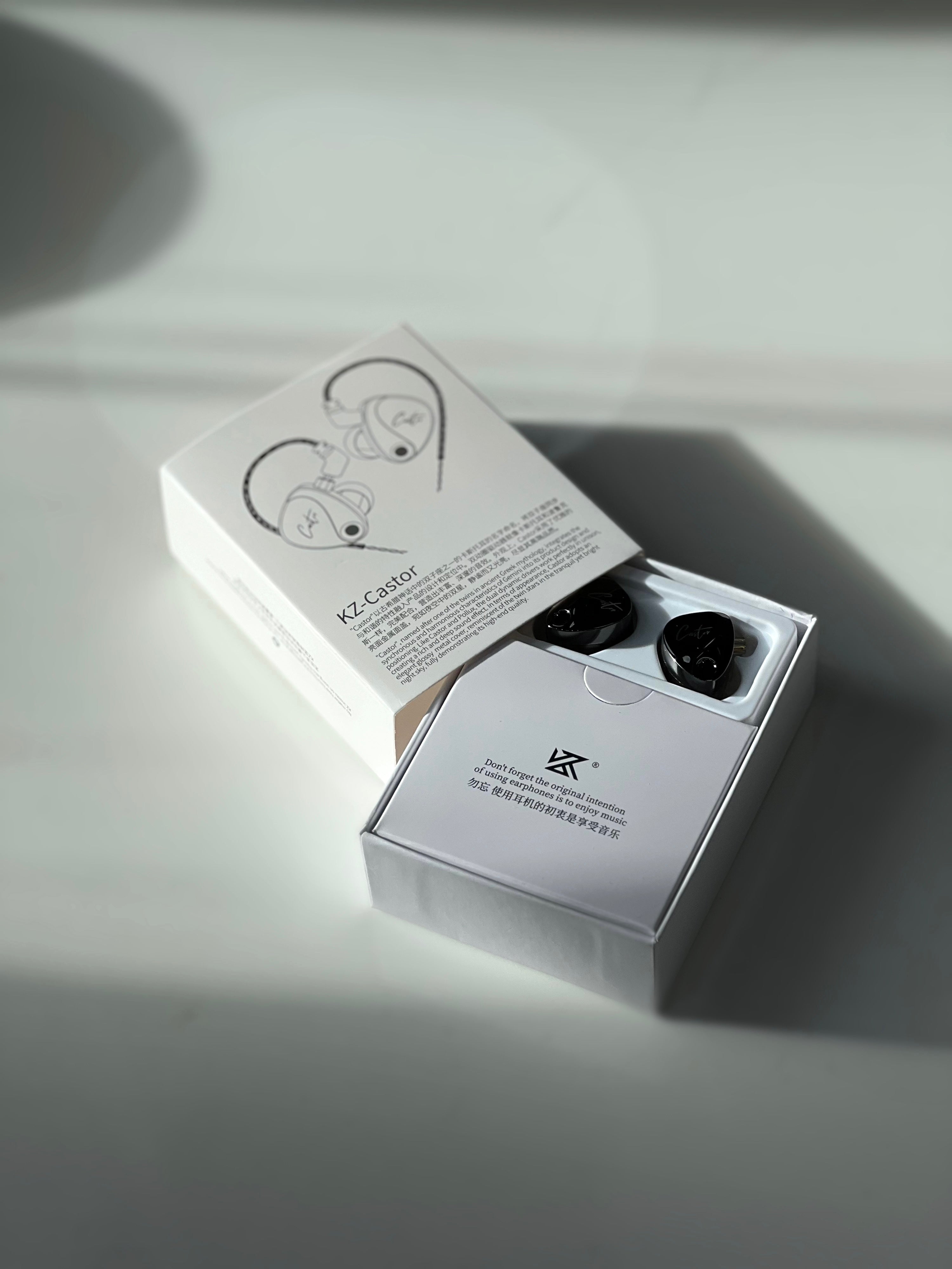 AURICULARES KZ CASTOR BASS IN EAR GAMER SIN MIC