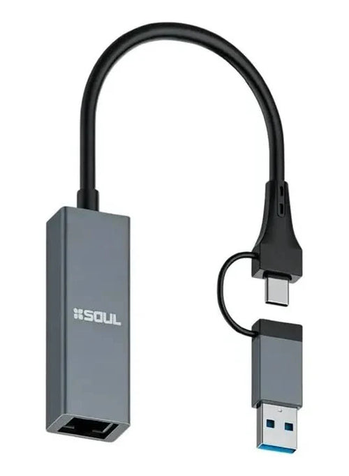 Adaptador SOUL Ethernet USB 100Mbps